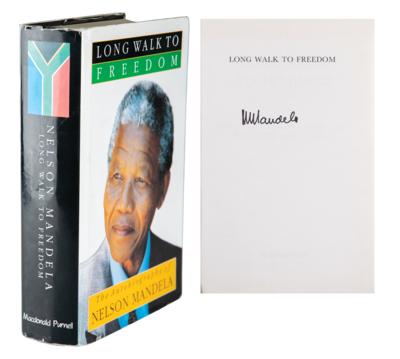 Lot #294 Nelson Mandela Signed Book