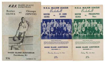 Lot #926 1960s Boston Celtics: Auerbach, Cousy, and Ephemera - Image 5