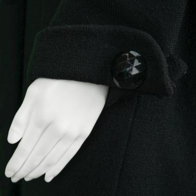 Lot #50 Jacqueline Kennedy's Black Wool Jacket - Image 4