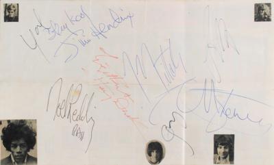 Lot #609 Jimi Hendrix Experience and The Yardbirds Autograph Album - Image 1