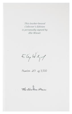 Lot #346 Elie Wiesel Signed Book - Image 2