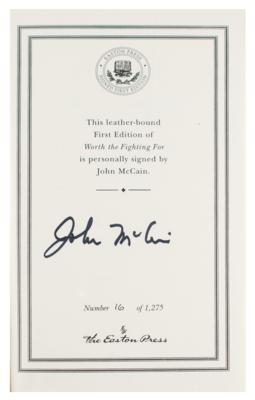 Lot #297 John McCain Signed Book - Image 2