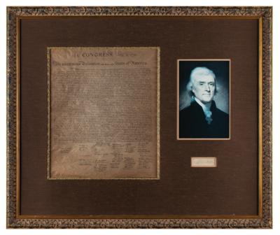 Lot #4 Thomas Jefferson Signature - Image 1