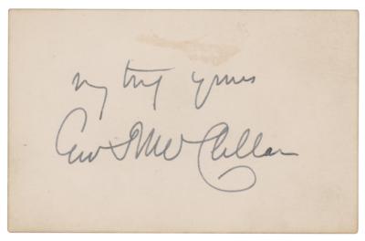 Lot #387 George B. McClellan Signature