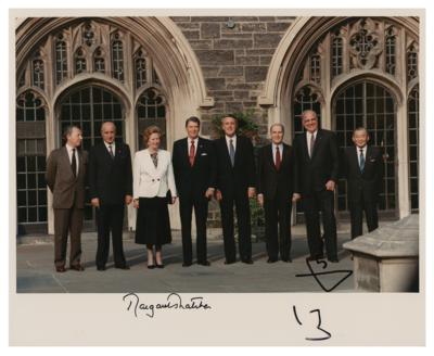 Lot #335 Margaret Thatcher and Helmut Kohl Signed Photograph - Image 1