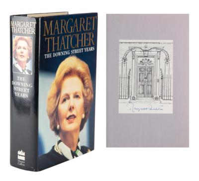 Lot #336 Margaret Thatcher Signed Book