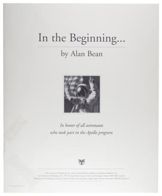 Lot #410 Apollo Astronauts Multi-Signed Lithograph: 'In the Beginning...' - Image 2