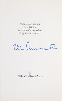 Lot #76 Jimmy Carter and Zbigniew Brzezinski (2) Signed Books - Image 3