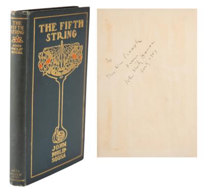 Lot #645 John Philip Sousa Signed Book