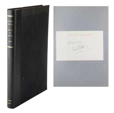 Lot #620 Benjamin Britten Signature