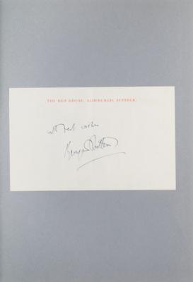 Lot #620 Benjamin Britten Signature - Image 2