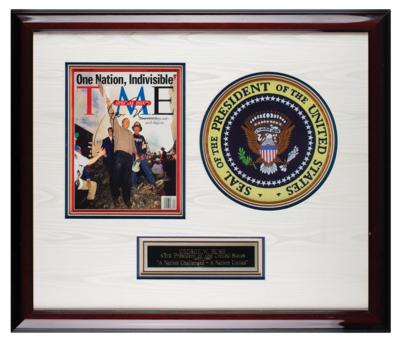 Lot #70 George W. Bush Signed Magazine Cover - Image 1
