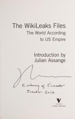 Lot #229 Julian Assange Signed Book - Image 2