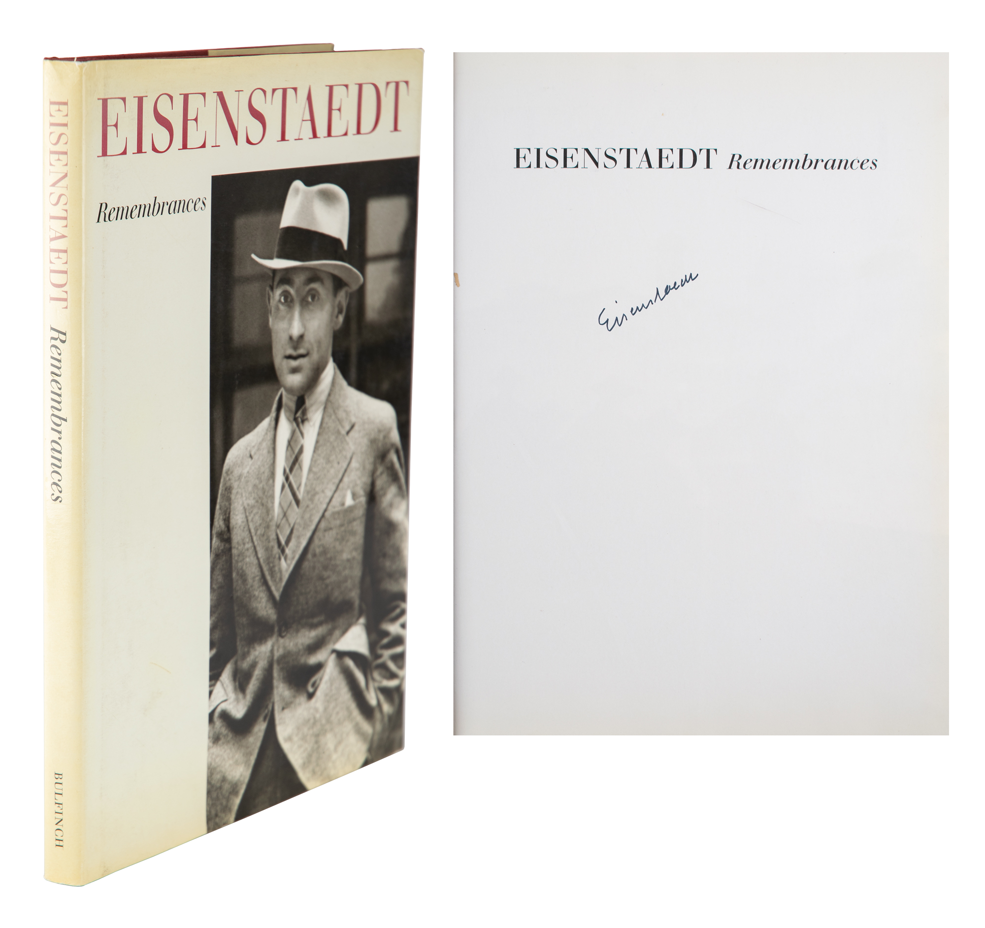 Lot #491 Alfred Eisenstaedt Signed Book