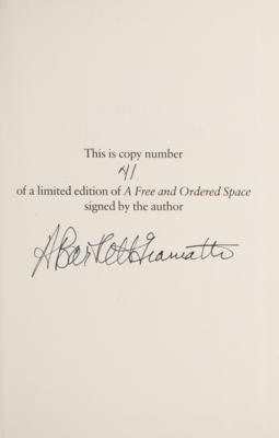 Lot #949 Bart Giamatti Signed Book - Image 2