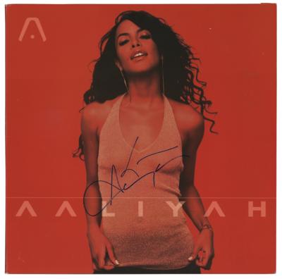 Lot #746 Aaliyah Signed Album