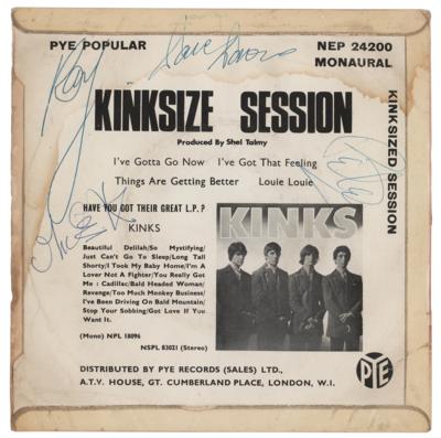 Lot #687 The Kinks Signed 45 RPM Record - Image 1
