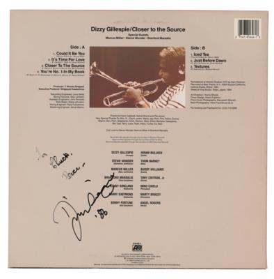 Lot #640 Dizzy Gillespie Signed Album - Image 1