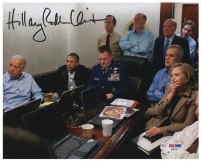 Lot #81 Hillary Clinton Signed Photograph