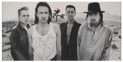 Lot #734 U2 Signed CD Insert - Image 2