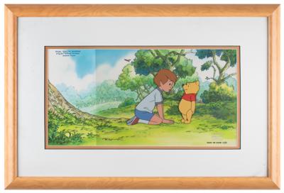 Lot #533 Winnie the Pooh original production cel from Pooh's Grand Adventure: The Search for Christopher Robin