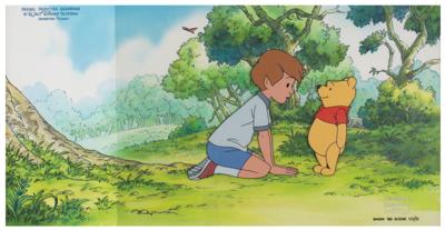 Lot #533 Winnie the Pooh original production cel from Pooh's Grand Adventure: The Search for Christopher Robin - Image 2