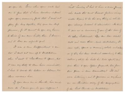Lot #36 Woodrow Wilson Autograph Letter Signed - Image 2