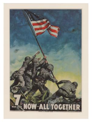 Lot #360 World War II: Now All Together Mini Poster