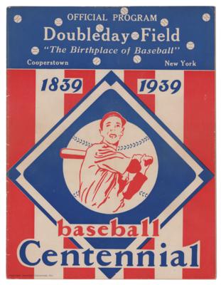Lot #977 NY Yankees: 1939 Team-Signed Doubleday Field Program - Image 2