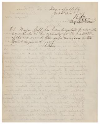 Lot #354 Robert E. Lee Letter Signed - Image 1