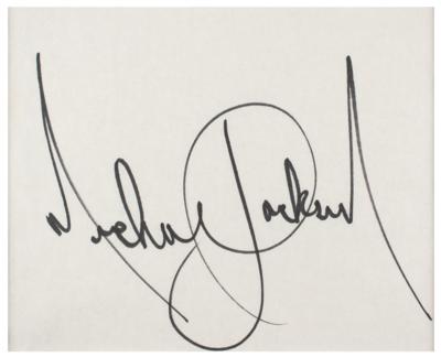 Lot #751 Michael Jackson Signature - Image 2