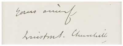 Lot #204 Winston Churchill Signature - Image 2