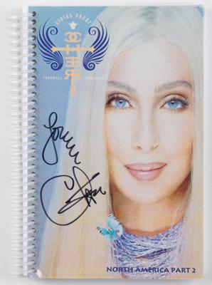 Lot #749 Cher Signed 2002 Tour Itinerary