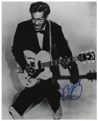 Lot #659 Chuck Berry Signed Photograph