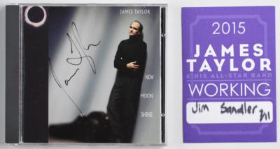 Lot #649 James Taylor Signed CD