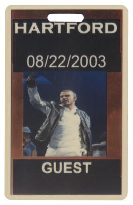 Lot #756 Justin Timberlake and Christina Aguilera Signed Guitar - Image 6