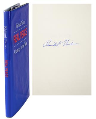Lot #127 Richard Nixon Signed Book