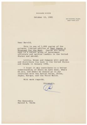 Lot #128 Richard Nixon Typed Letter Signed