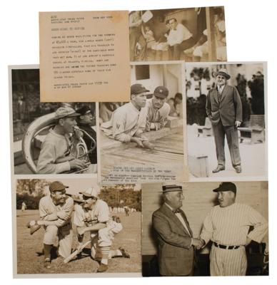 Lot #906 Baseball (6) Original Press Photos - Image 1