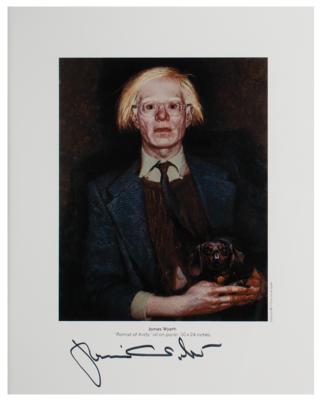 Lot #506 Andy Warhol and Jamie Wyeth Signed Prints - Image 3