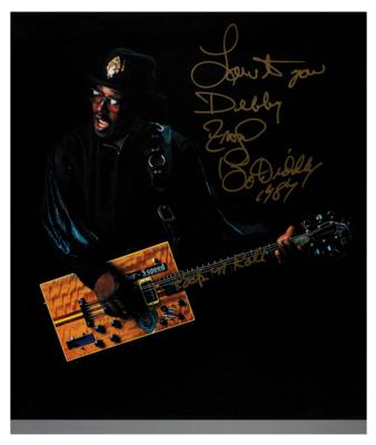 Lot #674 Bo Diddley Signed Photograph