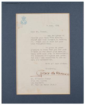 Lot #319 Princess Grace Typed Letter Signed - Image 2
