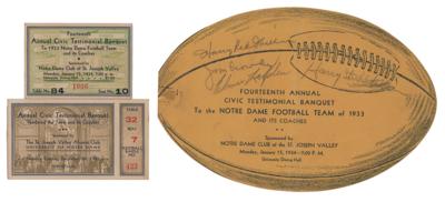 Lot #867 Four Horsemen: Stuhldreher, Crowley, and Layden Signed 1934 Program