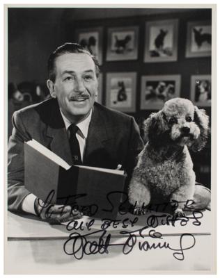 Lot #511 Walt Disney Signed Oversized Photograph