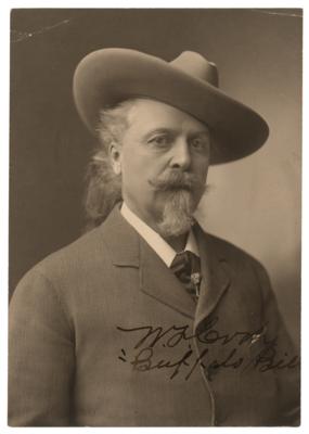 Lot #220 William F. 'Buffalo Bill' Cody Signed Photograph