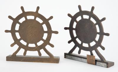 Lot #352 USS Constitution 1927 Restoration Bookends - Image 2