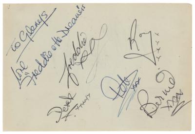 Lot #679 Freddie and The Dreamers Signatures - Image 1
