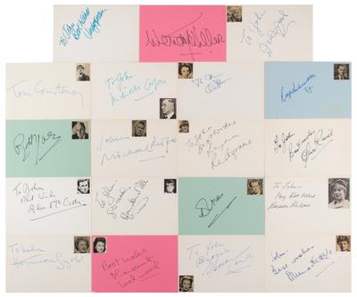 Lot #781 British Actors and Actresses Collection of Over (400) Autographs - Image 1