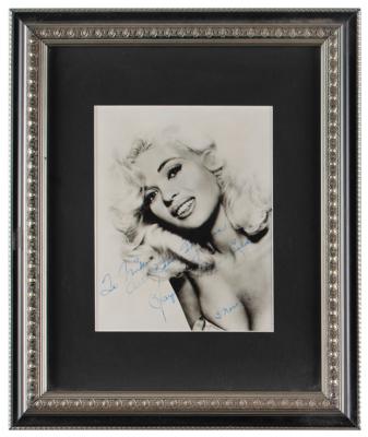Lot #817 Jayne Mansfield Signed Photograph
