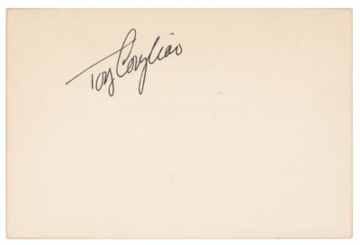 Lot #939 Tony Conigliaro Signature